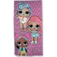 L.O.L. Surprise! LOL Surprise strandlaken - 140 x 70 cm. - L.O.L. Surprise! handdoek - roze