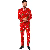 Opposuits Festivity Rood Kostuum