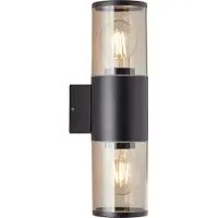 Brilliant Sergioro 96473/63 Buitenlamp (wand) LED E27 Zwart (mat)