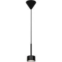 Nordlux Hanglamp Clyde, dimbaar, zwart, Woon-/ Eetkamer, metaal, Modern