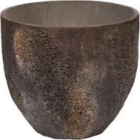 Pottery Pots Bloempot Oyster Jesslyn S Imperial Brown 50 x 44 cm