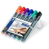 Staedtler Lumocolor permanent marker beitelpunt - Box 6 st
