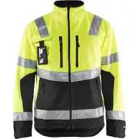 Blakläder 4900-2517 Softshell jack High Vis High Vis Geel/Zwart maat M heren