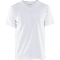 Blakläder 3360-1029 T-Shirt, V-hals Wit maat XS heren