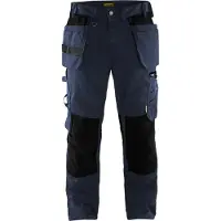 Blakläder Werkbroek met spijkerzakken 1555-1860 - Donker marineblauw/Zwart - C46