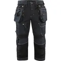 Blakläder Piraatbroek denim stretch X1900 19911141 | Marineblauw/Zwart | Maat 46 - 7330509554463