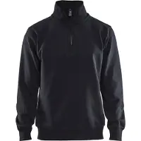 Blakläder Sweatshirt Jersey 1/2 rits 33651048 | Zwart | Maat L - 7330509352328