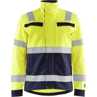 Blakläder 4087-1514 Multinorm jack. Ongevoerd High Vis Geel/Marineblauw maat M heren