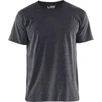 Blakläder 3300-1025 T-Shirt Zwart Mêlee maat L heren
