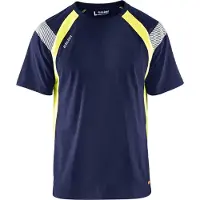 Blakläder 3332-1030 T-shirt Visible Marine/High Vis Geel maat XS heren