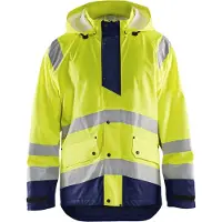 Blakläder 4323-2000 Regenjas High Vis LEVEL 1 High Vis Geel/Marineblauw maat XXXL heren