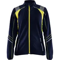 Blakläder 4973-1010 Dames Microfleecevest Marine/High Vis Geel maat XXXL dames