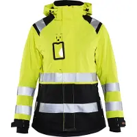 Blakläder 4904-1987 Dames Shell jack High Vis High Vis Geel/Zwart maat XS dames