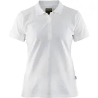 Blakläder Dames poloshirt piqué 33901050 | Wit | Maat L - 7330509500309