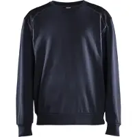 Blakläder Sweatshirt bicolour 35801158 | Donker marineblauw/Zwart | Maat L - 7330509810309