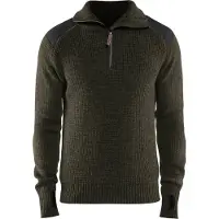 Blakläder 4630-1071 Wollen sweater Groen/Donkergrijs maat XL heren