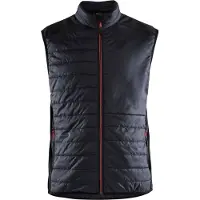 Blakläder Gevoerde bodywarmer 38632030 | Zwart/Rood | Maat XL - 7330509818312