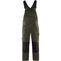 Blakläder 2695-1330 Bretelbroek met stretch Groen/Zwart maat C48 heren