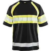 Blakläder 3337-1051 UV-T-shirt High Vis Zwart/High Vis Geel maat L heren