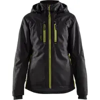 Blakläder 4972-1977 Dames lichtgewicht winterjas Zwart/High Vis Geel maat XS dames