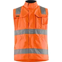 Blakläder 8505-1804 Werkvest. Ongevoerd High Vis High Vis Oranje/Marineblauw maat XL heren
