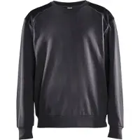 Blakläder Sweatshirt bicolour 35801158 | Medium Grijs/Zwart | Maat 4XL - 7330509810453