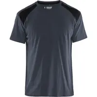 Blakläder T-Shirt bicolour 33791042 | Donkergrijs/Zwart | Maat XXL - 7330509604540