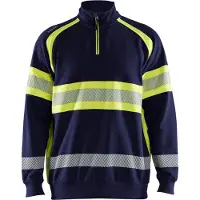 Blakläder High-Vis Sweater 35531158 | Marine/High-Vis Geel | Maat 3XL - 7330509830611