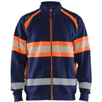 Blakläder High-Vis sweater 35511158 | Marineblauw/Oranje | Maat XXL - 7330509838730
