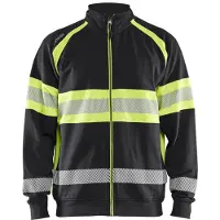 Blakläder High-Vis sweater 35511158 | Zwart/High-Vis Geel | Maat XS - 7330509838808
