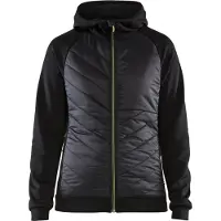 Blakläder Dames hybride sweater 34642526 | Zwart/High-Vis Geel | Maat XS - 7330509727072
