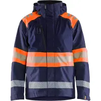 Blakläder 4420-1977 Shelljack High Vis Marineblauw/Oranje maat M heren