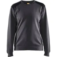 Blakläder Sweatshirt bicolour Dames 34081158 | Medium Grijs/Zwart | Maat 3XL - 7330509814574