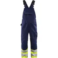 Blakläder High-Vis bretelbroek 26621800 | Marine/High-Vis Geel | Maat 48 - 7330509727256