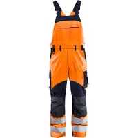 Blakläder Multinorm inherent bretelbroek 28891513 | High-Vis Oranje/Marineblauw | Maat 50 - 7330509721285