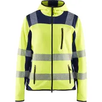 Blakläder 4967-2120 Dames gebreid vest High Vis High Vis Geel/Marineblauw maat S dames