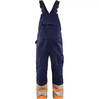Blakläder High-Vis bretelbroek 26621800 | Marineblauw/Oranje | Maat 44 - 7330509727430
