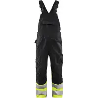 Blakläder 2662-1800 High Vis bretelbroek Zwart/High Vis Geel maat C48 heren