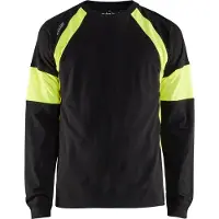 Blakläder T-Shirt lange mouw 35201030 | Zwart/High-Vis Geel | Maat XL - 7330509697573