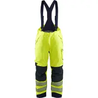 Blakläder 1817-1534 Multinorm Winter bretelbroek High Vis Geel/Marineblauw maat XL heren