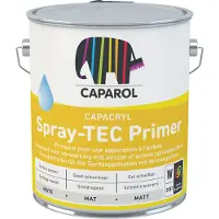Caparol Capacryl Spray-TEC Primer | Verspuitbare Grondverf Binnen & Buiten 5 LTR - Wit