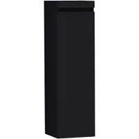 Brauer Joy Halfhoge Kast 120x35x35 - Mat Zwart - Linksdraaiend - Badkamermeubels - Kolom- En Zijkasten - Halfhoge Kasten - 8720359308047