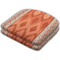 Madison - Zitkussen - Universeel - 2 stk. - 46x48 cm - Ikatin Terra - Stapelstoel - Rood