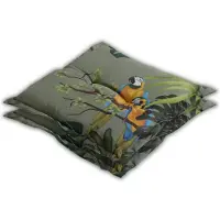 Madison - Zitkussen - Universeel - 2 stk. - 50x50 cm - Riff Green - Hocker - Groen