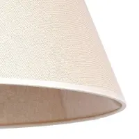 Duolla Kap Mini Romance voor hanglamp beige, Textiel / Stof / Zijde