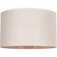 Duolla Lampenkap Roller, beige, Ø 50 cm, hoogte 30 cm Roller, Textiel / Stof / Zijde