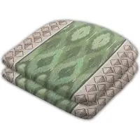 Madison - Zitkussen - Universeel - 2 stk. - 46x48 cm - Ikatin Green - Stapelstoel - Groen