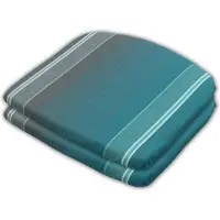 Madison - Zitkussen - Universeel - 2 stk. - 46x48 cm - Stef Sea Blue - Stapelstoel - Blauw