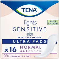 Tena 6x Sensitive Lights Ultra Pads Normal 16 Stuks