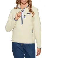 Patagonia - Dames wandel- en bergkleding - W's Retro Pile Marsupial Natural voor Dames - Maat L - Beige